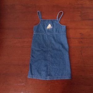 Vintage Disney Winnie the Pooh Denim Jumper